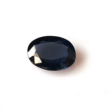 1.25 Carat 6X8X2.7 (WXLXD) Natural Unheated Oval Cut Australian Blue Sapphire