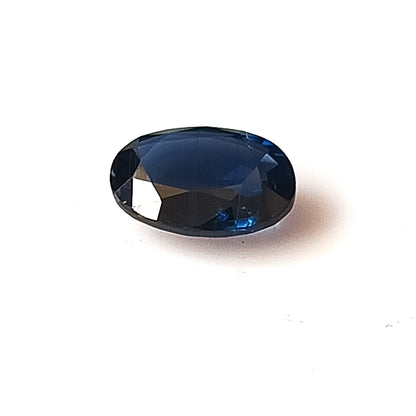 1.25 Carat 6X8X2.7 (WXLXD) Natural Unheated Oval Cut Australian Blue Sapphire