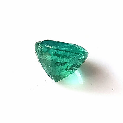 3.05 Carat 9X9X6.6 (WXLXD) Natural Round Cut Zambian Emerald
