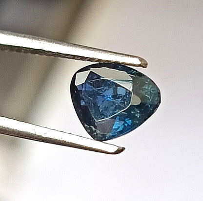 1.50 Carat 7.8X6.2X3.5 (WXLXD) Natural Unheated Heart Shaped Australian Blue Sapphire