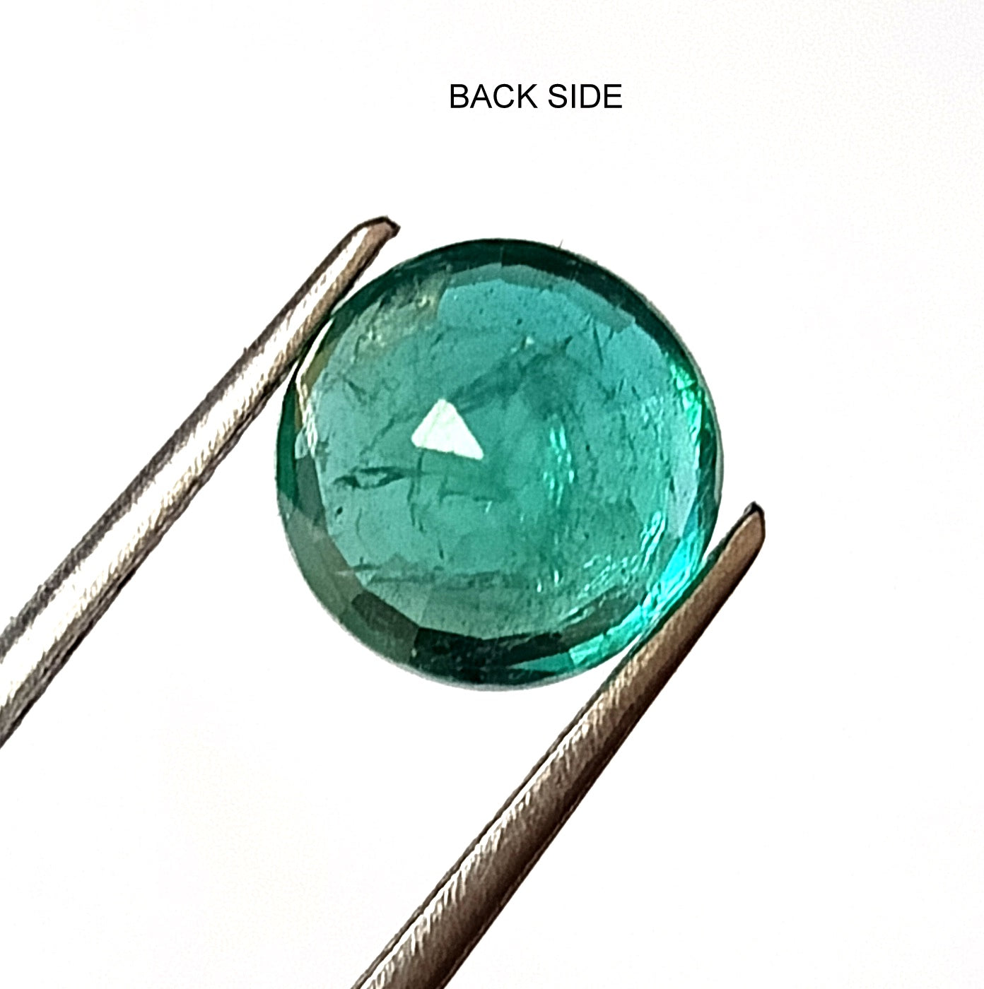 3.05 Carat 9X9X6.6 (WXLXD) Natural Round Cut Zambian Emerald