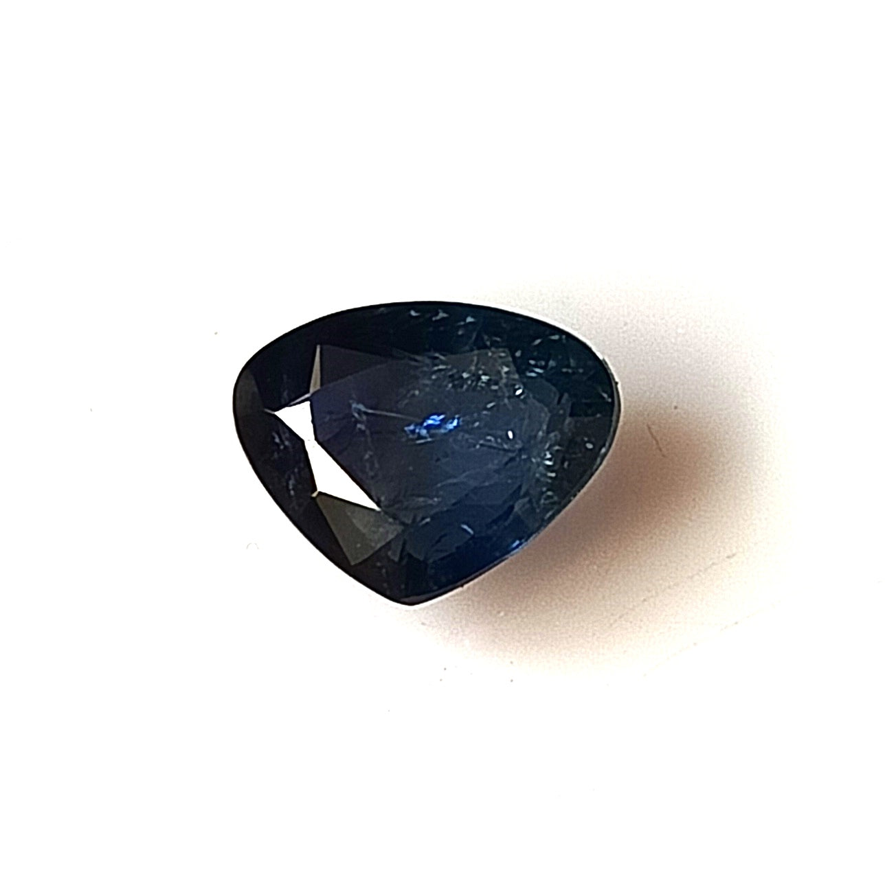 1.50 Carat 7.8X6.2X3.5 (WXLXD) Natural Unheated Heart Shaped Australian Blue Sapphire