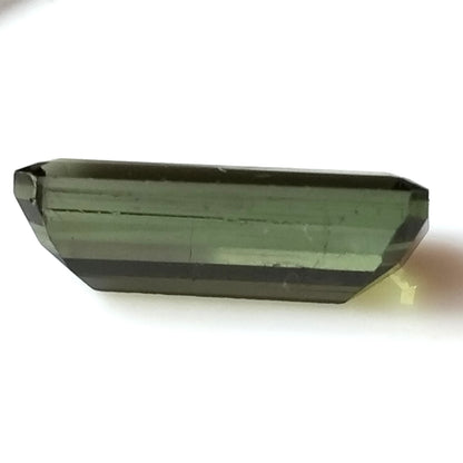 4.05 Carat 5.5X15X4.8 (WXLXD) Natural Emerald Cut Green Colour Tourmaline Gemstone