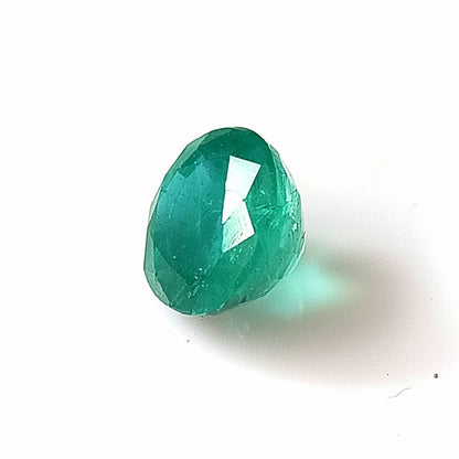 3.05 Carat 9X9X6.6 (WXLXD) Natural Round Cut Zambian Emerald