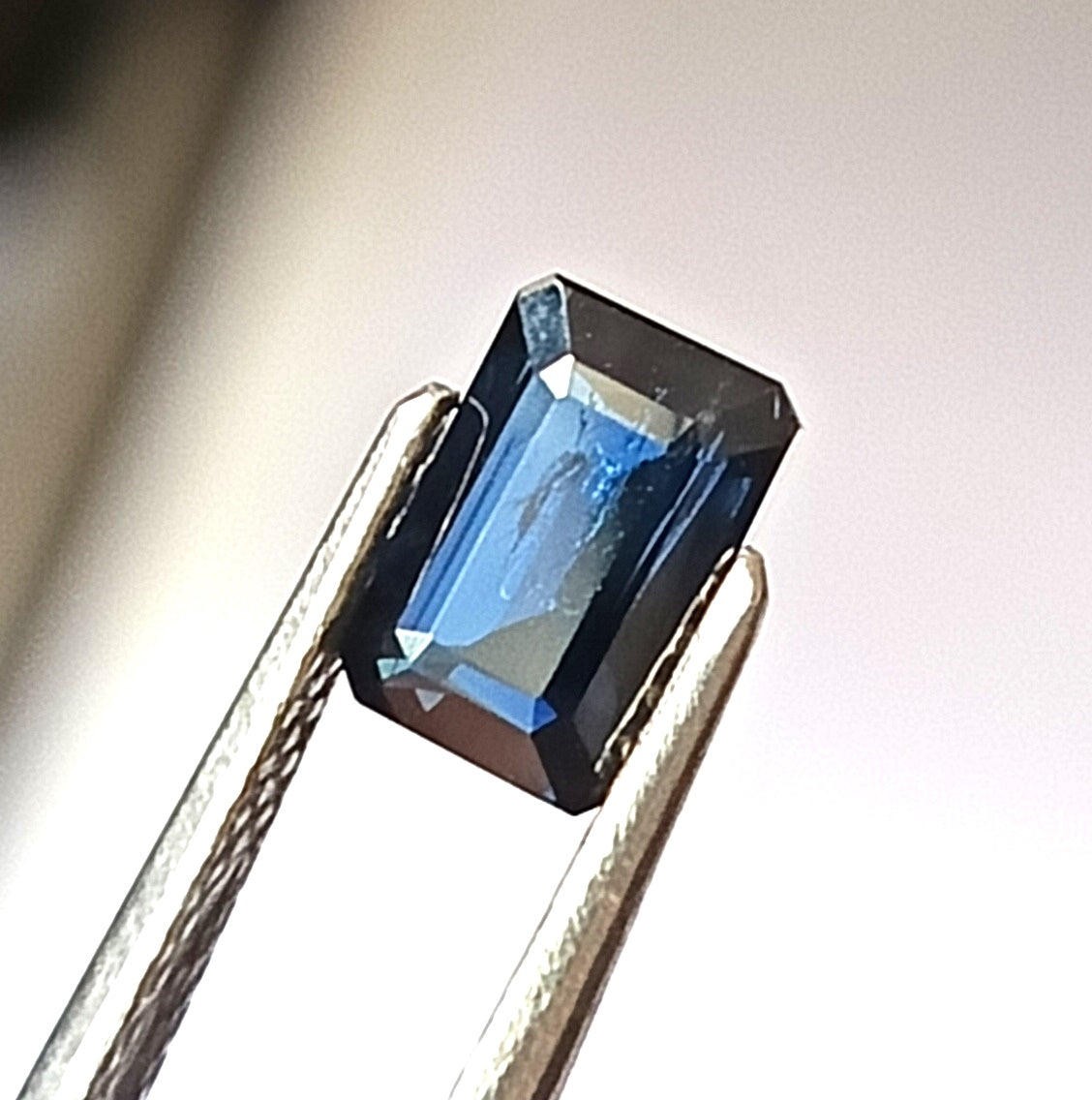 1.30 Carat 4.6X6.8X3.2 (WXLXD) Natural Unheated Emerald Cut Australian Blue Sapphire