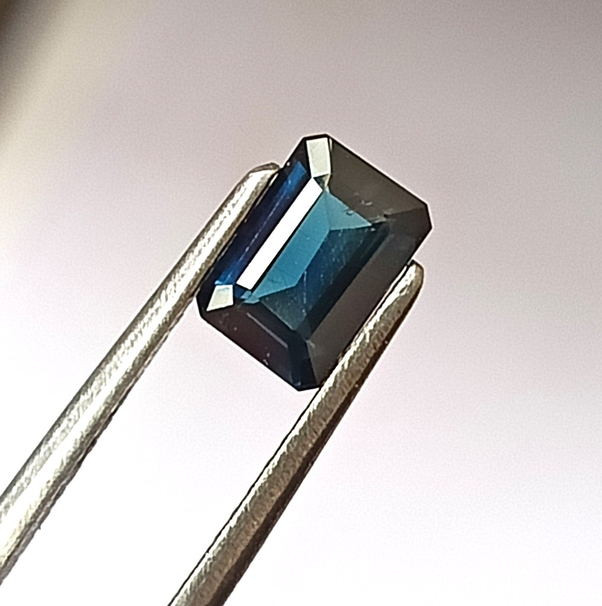 1.20 Carat 6.5X4.6X3 (WXLXD) Natural Unheated Australian Emerald Cut Blue Sapphire