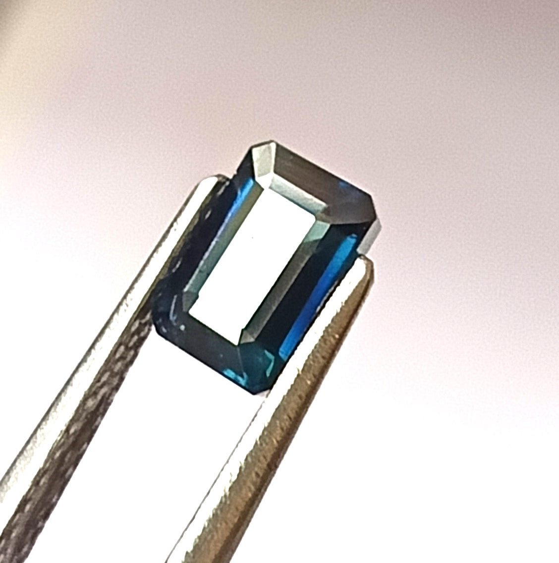 1.20 Carat 6.5X4.6X3 (WXLXD) Natural Unheated Australian Emerald Cut Blue Sapphire