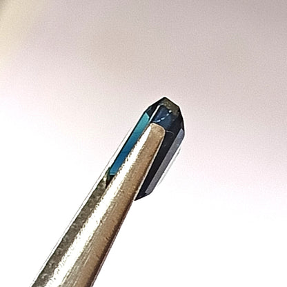 1.20 Carat 6.5X4.6X3 (WXLXD) Natural Unheated Australian Emerald Cut Blue Sapphire