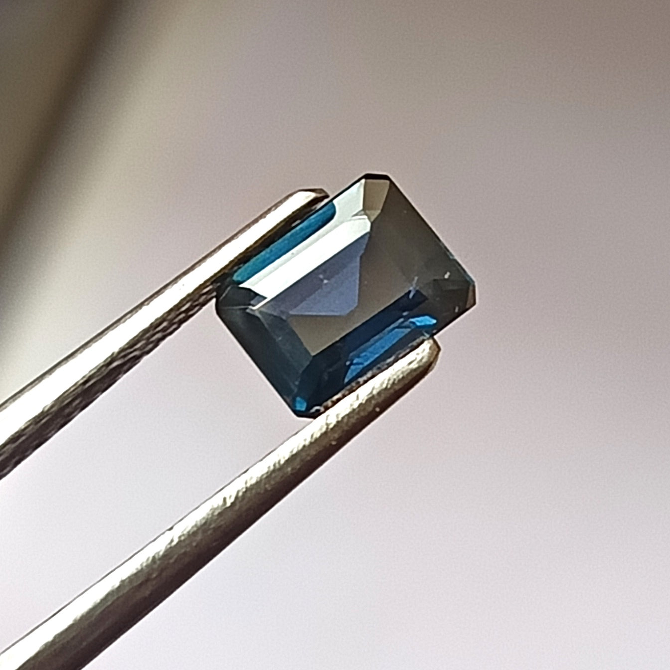 1.0 Carat 5X6X3 (WXLXD) Natural Unheated Australian Emerald Cut Blue Sapphire
