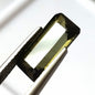 3.0 Carat 5.7X2.3X4.5 (WXLXD) Natural Emerald Cut Green Colour Tourmaline Gemstone