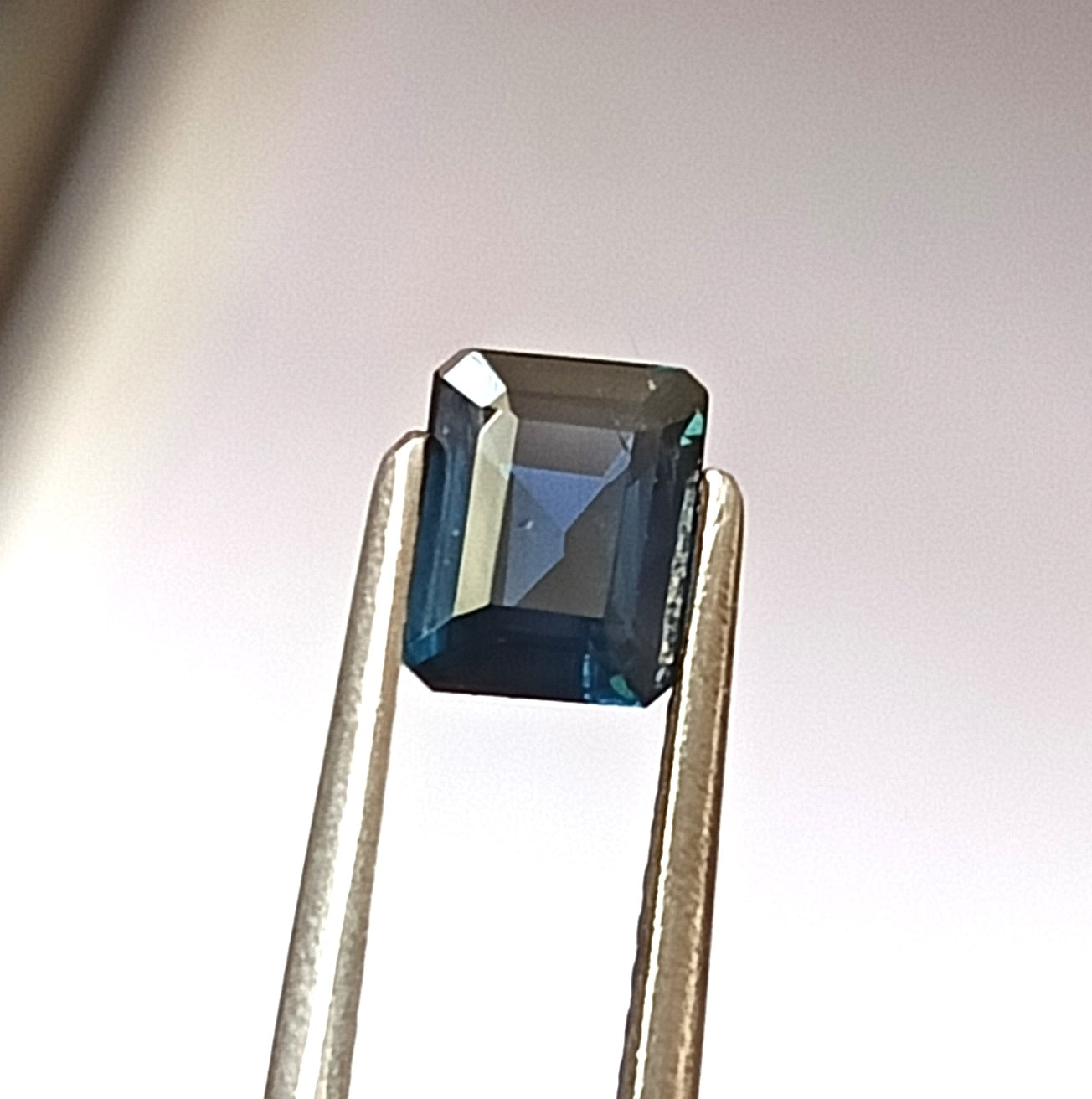 1.0 Carat 5X6X3 (WXLXD) Natural Unheated Australian Emerald Cut Blue Sapphire