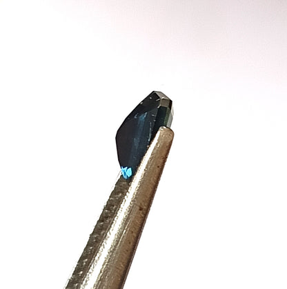 1.0 Carat 5X6X3 (WXLXD) Natural Unheated Australian Emerald Cut Blue Sapphire