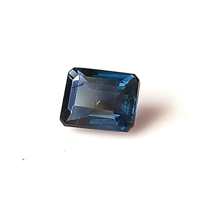 1.0 Carat 5X6X3 (WXLXD) Natural Unheated Australian Emerald Cut Blue Sapphire