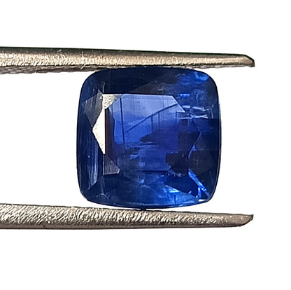 3.45 CARAT 8.2X8.4X5.5 (WXLXB) NATURAL CUSHION CUT KYNITE