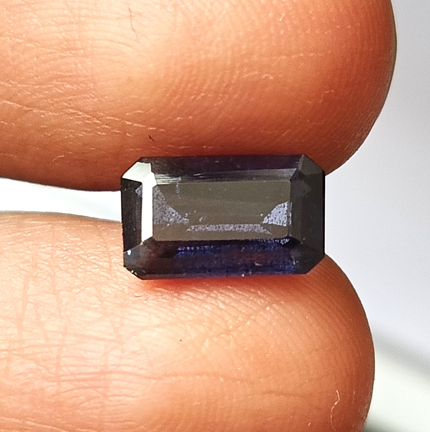 2.0 Carat 6.3X10.4X4 (WXLXD) Natural Faceted Emerald Cut Iolite