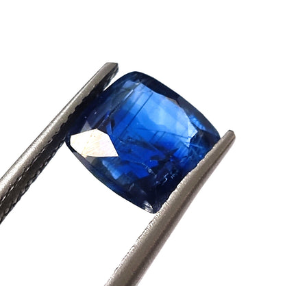 3.45 CARAT 8.2X8.4X5.5 (WXLXB) NATURAL CUSHION CUT KYNITE