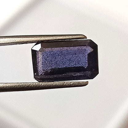 2.0 Carat 6.3X10.4X4 (WXLXD) Natural Faceted Emerald Cut Iolite