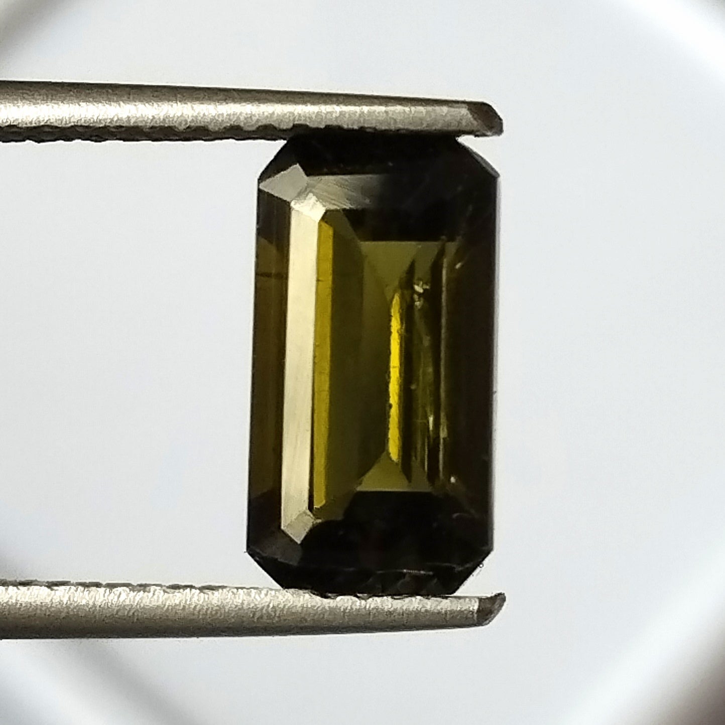 2.55 Carat 5.7X10.7X4.7 (WXLXD) Natural Emerald Cut Green Colour Tourmaline Gemstone