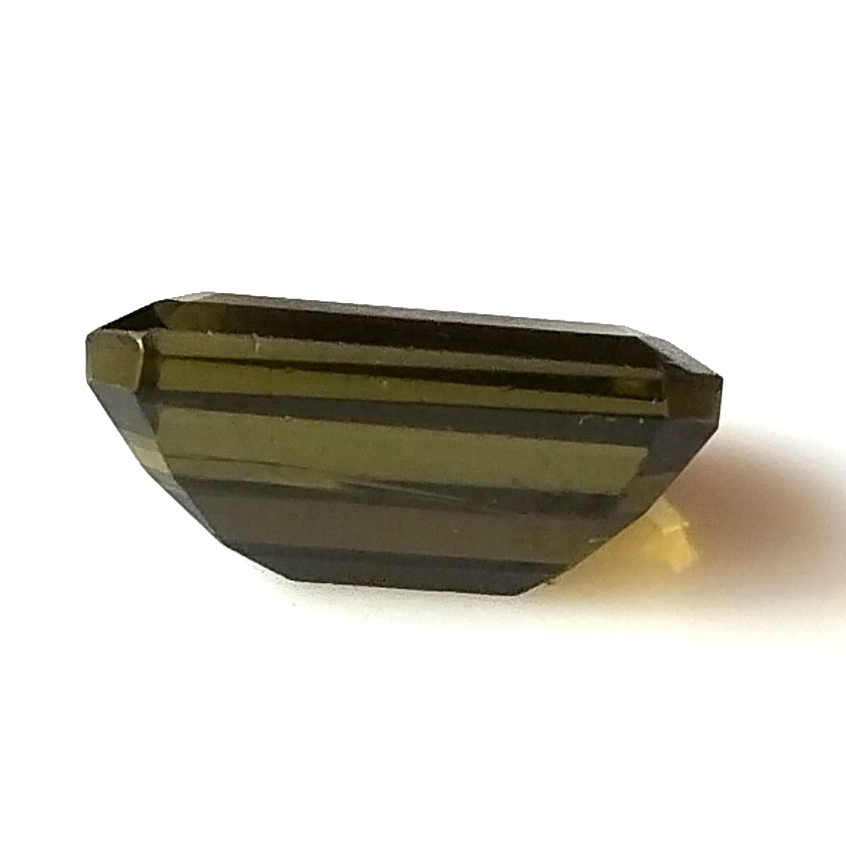 2.55 Carat 5.7X10.7X4.7 (WXLXD) Natural Emerald Cut Green Colour Tourmaline Gemstone