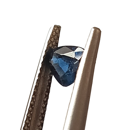 0.85 Carat 7.2X5.2X3 (WXLXD) Natural Unheated Heart Shaped Australian Blue Sapphire