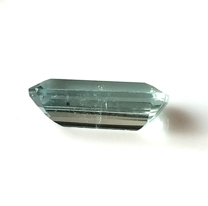 1.55 Carat 5X10X3.4 (WXLXD) Natural Emerald Cut Aqua/Lagoon Colour Tourmaline Gemstone