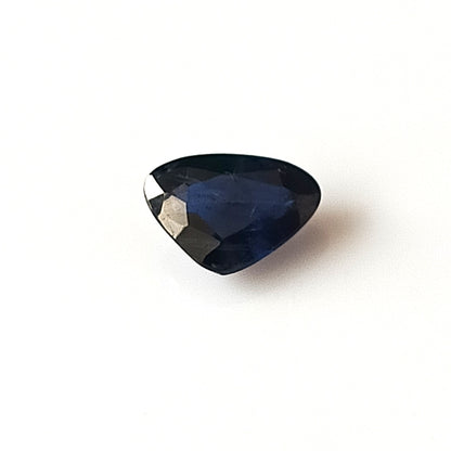 0.85 Carat 7.2X5.2X3 (WXLXD) Natural Unheated Heart Shaped Australian Blue Sapphire