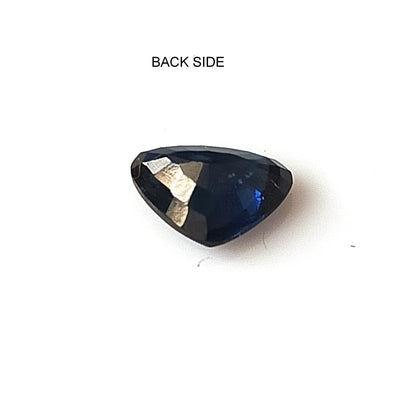 0.85 Carat 7.2X5.2X3 (WXLXD) Natural Unheated Heart Shaped Australian Blue Sapphire