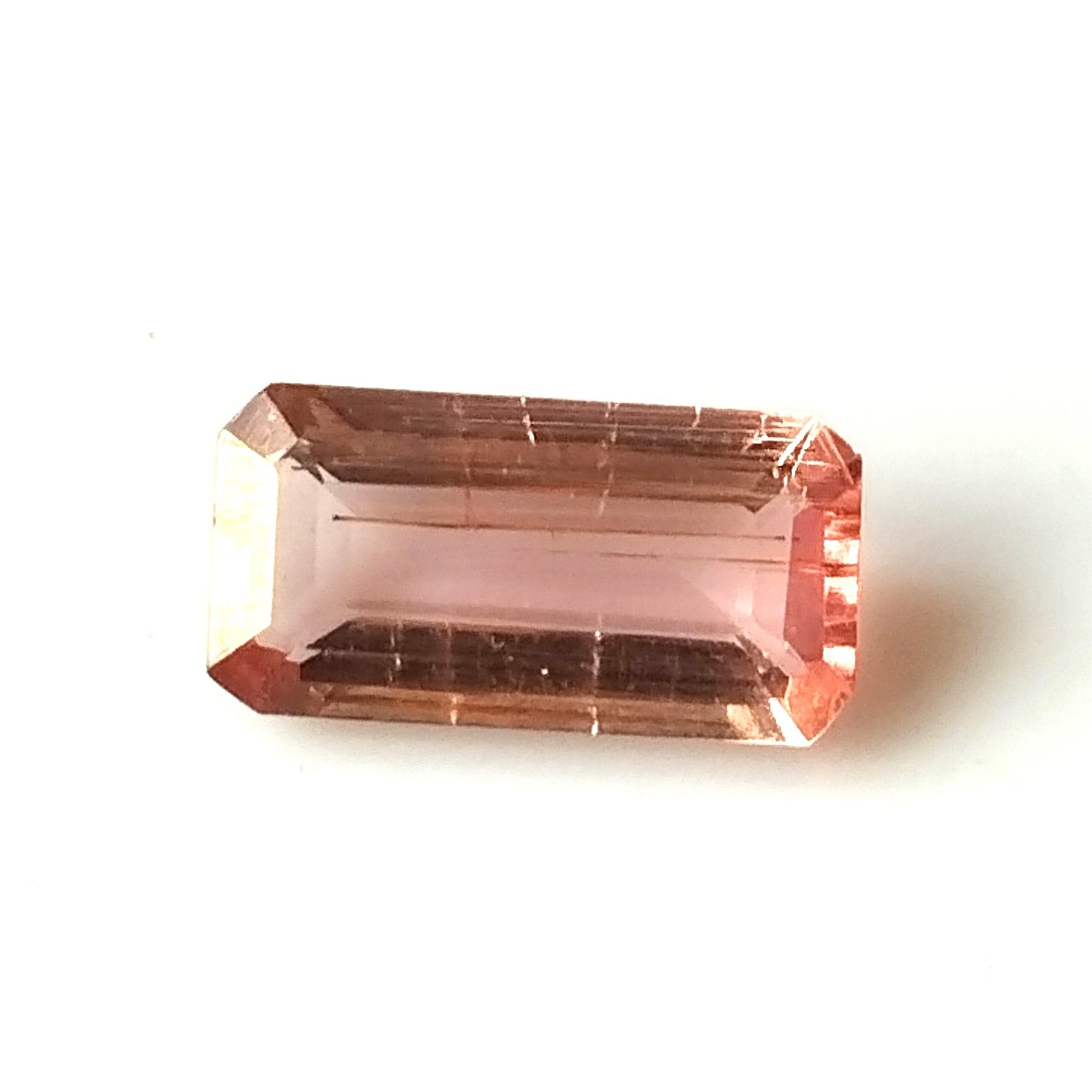 1.45 Carat 5X10X3.1 (WXLXD) Natural Emerald Cut Pink Colour Tourmaline Gemstone