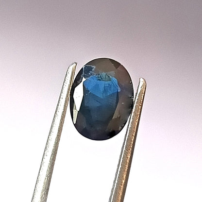 1.50 Carat 6X8X3.2 (WXLXD) Natural Unheated Oval Cut Australian Blue Sapphire