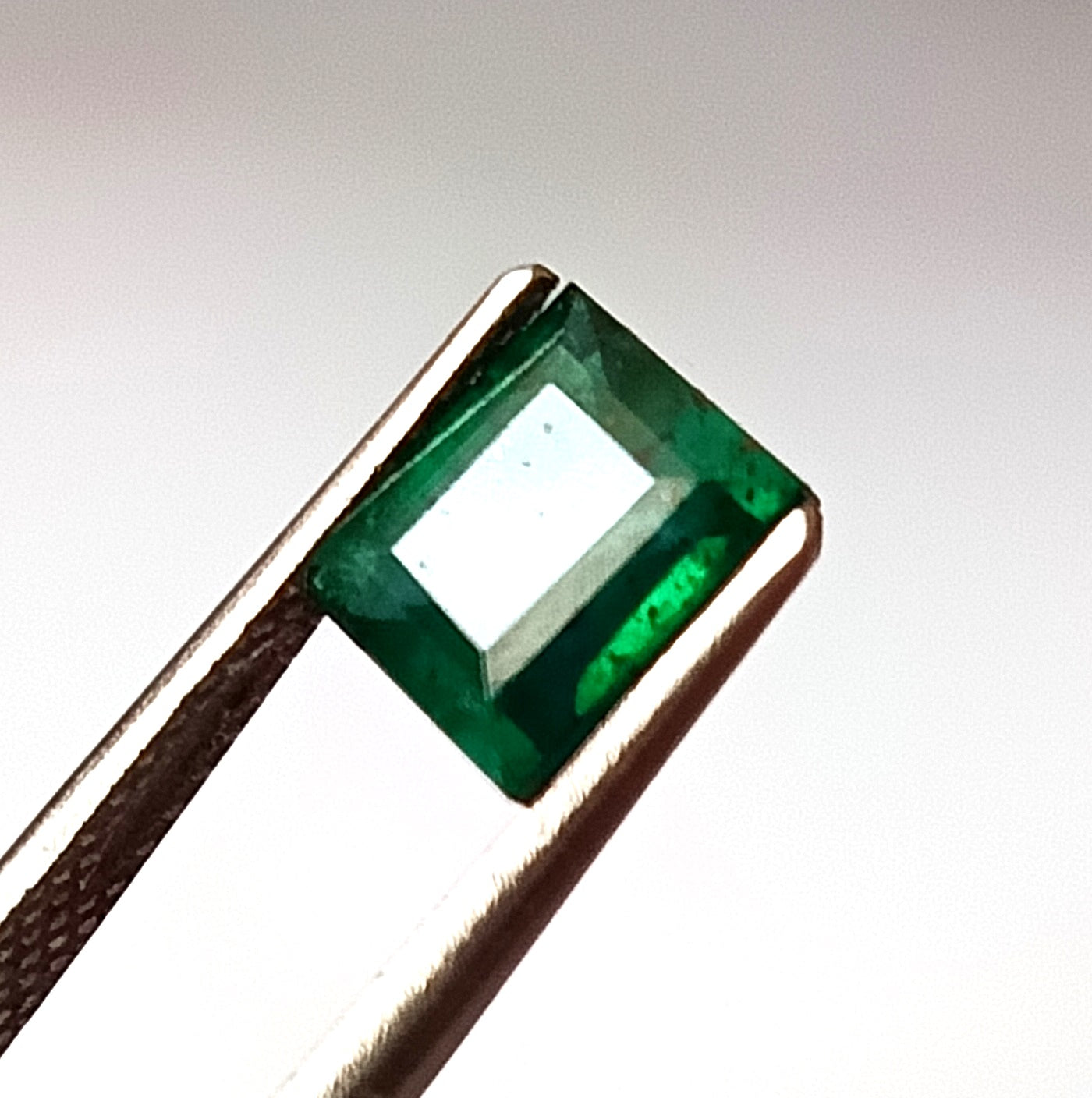 1.45 Carat 6X7X3.7 (WXLXD) Natural Baguette Cut Zambian Emerald
