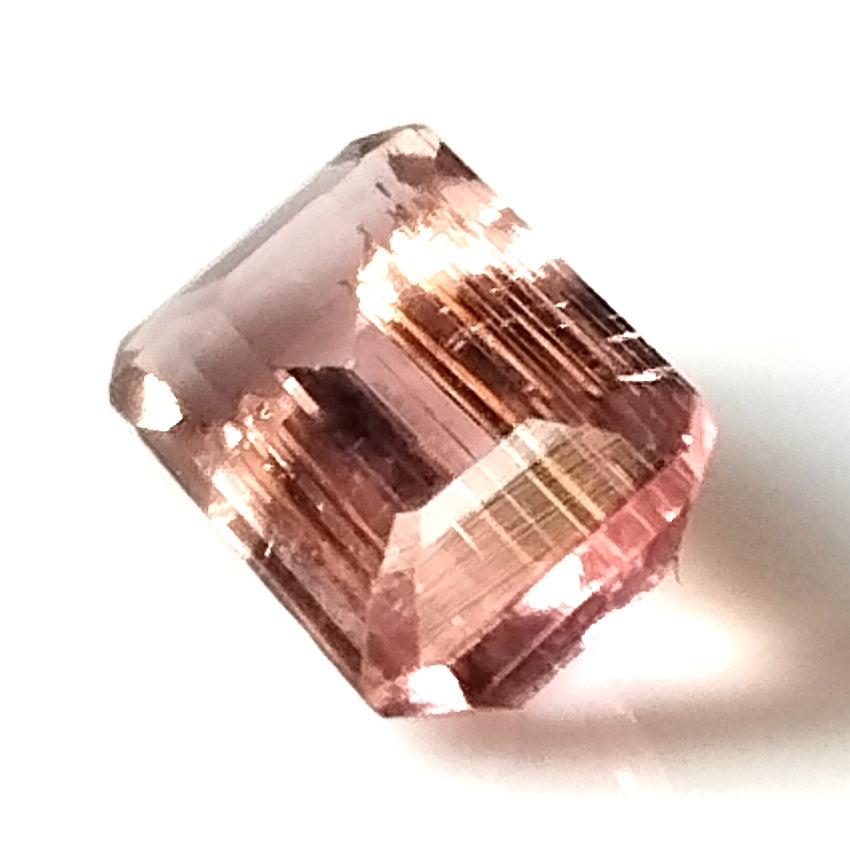 1.45 Carat 5X10X3.1 (WXLXD) Natural Emerald Cut Pink Colour Tourmaline Gemstone