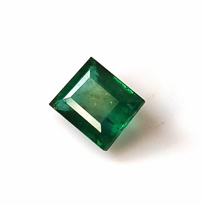 1.45 Carat 6X7X3.7 (WXLXD) Natural Baguette Cut Zambian Emerald