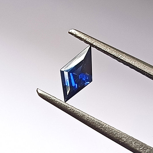 0.40 Carat 4X8X2.7 (WXLXD) Natural Unheated Kite Shaped Australian Blue Sapphire
