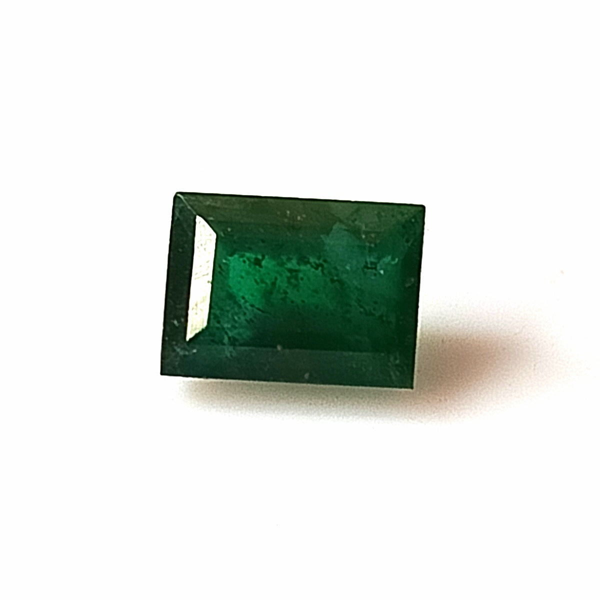 1.15 Carat 5X6.8X3.8 (WXLXD) Natural Baguette Cut Zambian Emerald