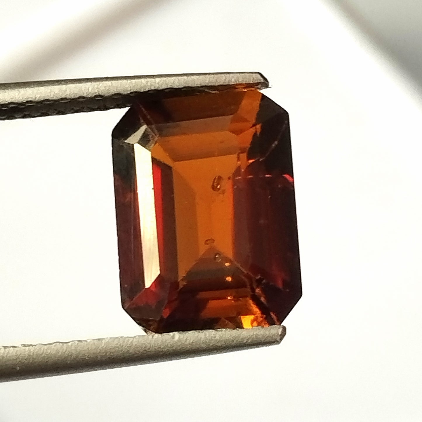 3.90 Carat 8.3X11X5.3 (WXLXD) Natural Emerald Cut Petrol/Honey Colour Tourmaline Gemstone