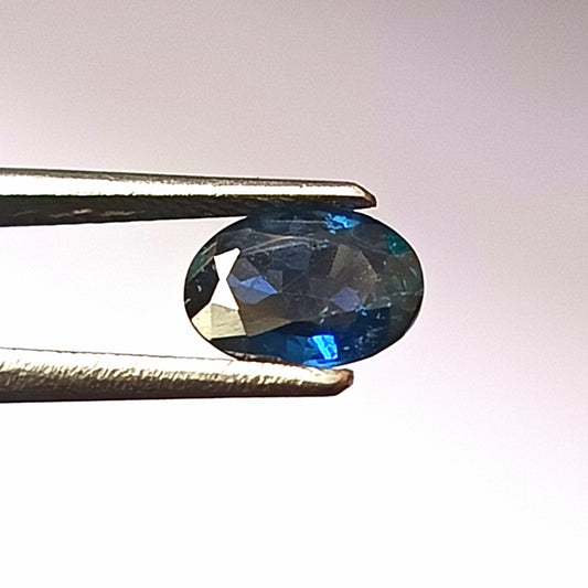 0.90 Carat 5X7X2.6 (WXLXD) Natural Unheated Oval Cut Australian Blue Sapphire