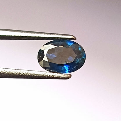 0.90 Carat 5X7X2.6 (WXLXD) Natural Unheated Oval Cut Australian Blue Sapphire
