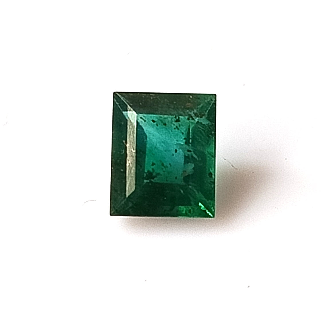 0.70 Carat 4.7X5.7X3.2 (WXLXD) Natural Baguette Cut Zambian Emerald