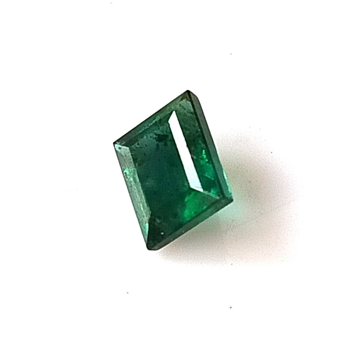 0.70 Carat 4.7X5.7X3.2 (WXLXD) Natural Baguette Cut Zambian Emerald