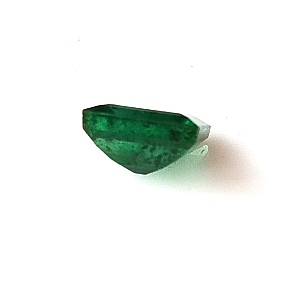 0.70 Carat 4.7X5.7X3.2 (WXLXD) Natural Baguette Cut Zambian Emerald