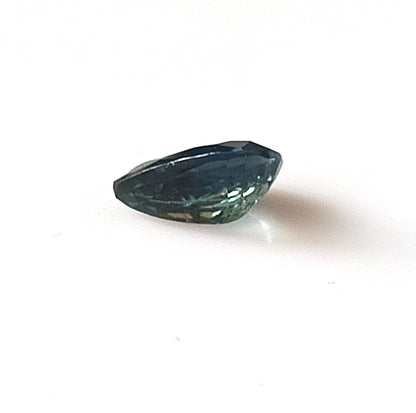 0.90 Carat 5X7X3.2 (WXLXD) Natural Unheated Pear Cut Australian Green Sapphire