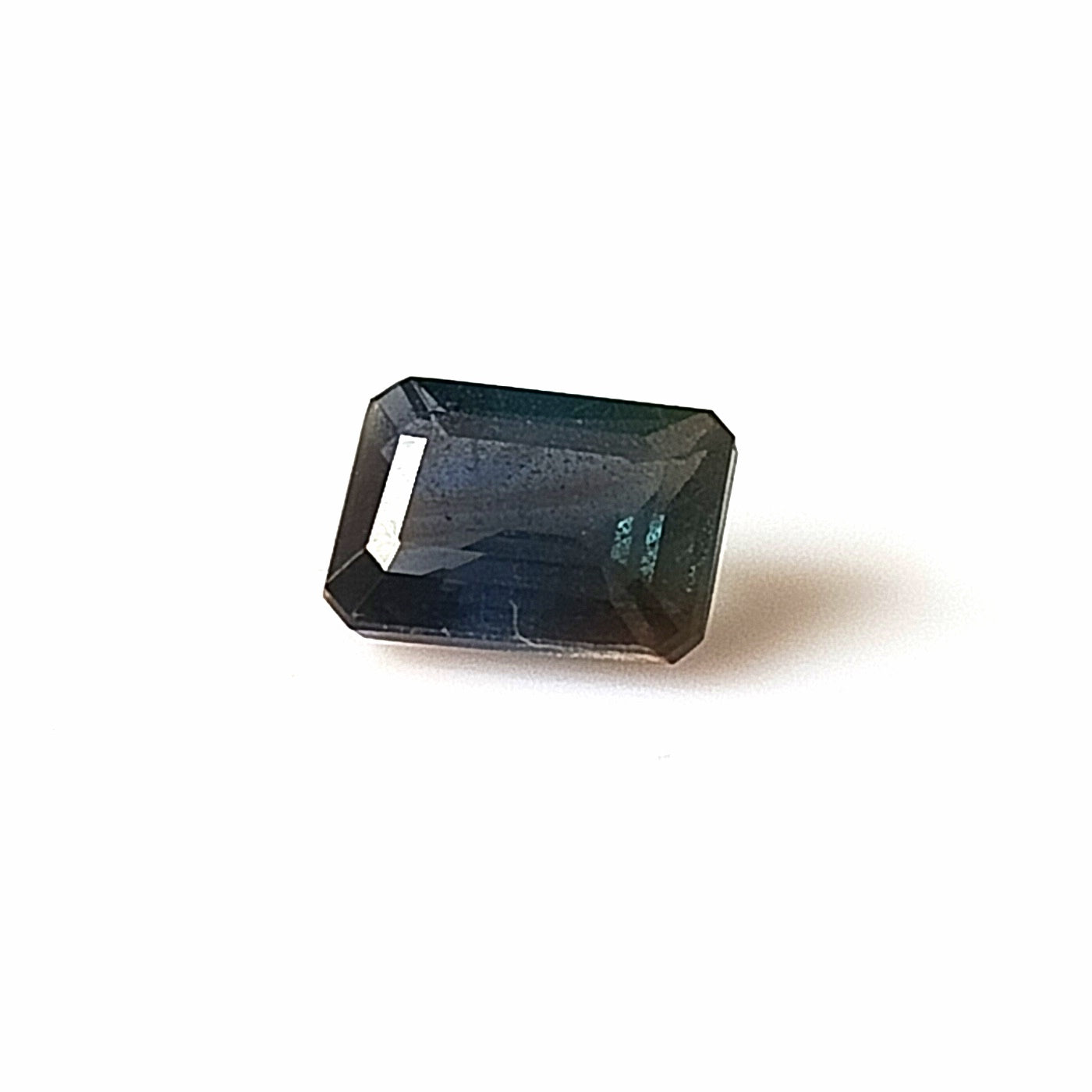 1.15 Carat 4.8X6.7X3.1 (WXLXD) Natural Unheated Australian Emerald Cut Blue Sapphire