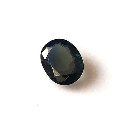 0.90 Carat 5.5X7.2X2.4 (WXLXD) Natural Unheated Oval Shaped Australian Green Sapphire