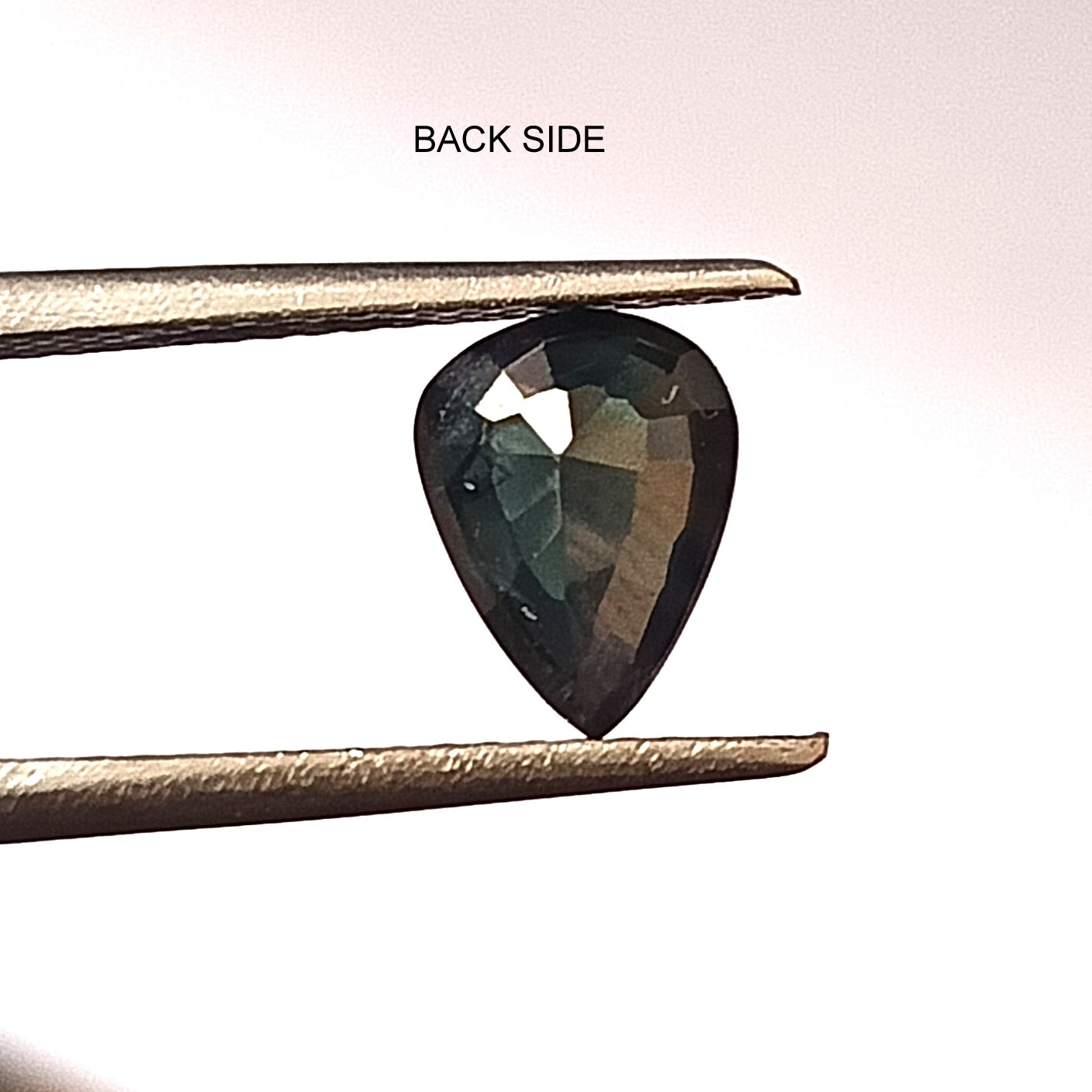 1.40 Carat 6X8X3.5 (WXLXD) Natural Unheated Pear Cut Australian Green-Blue Sapphire