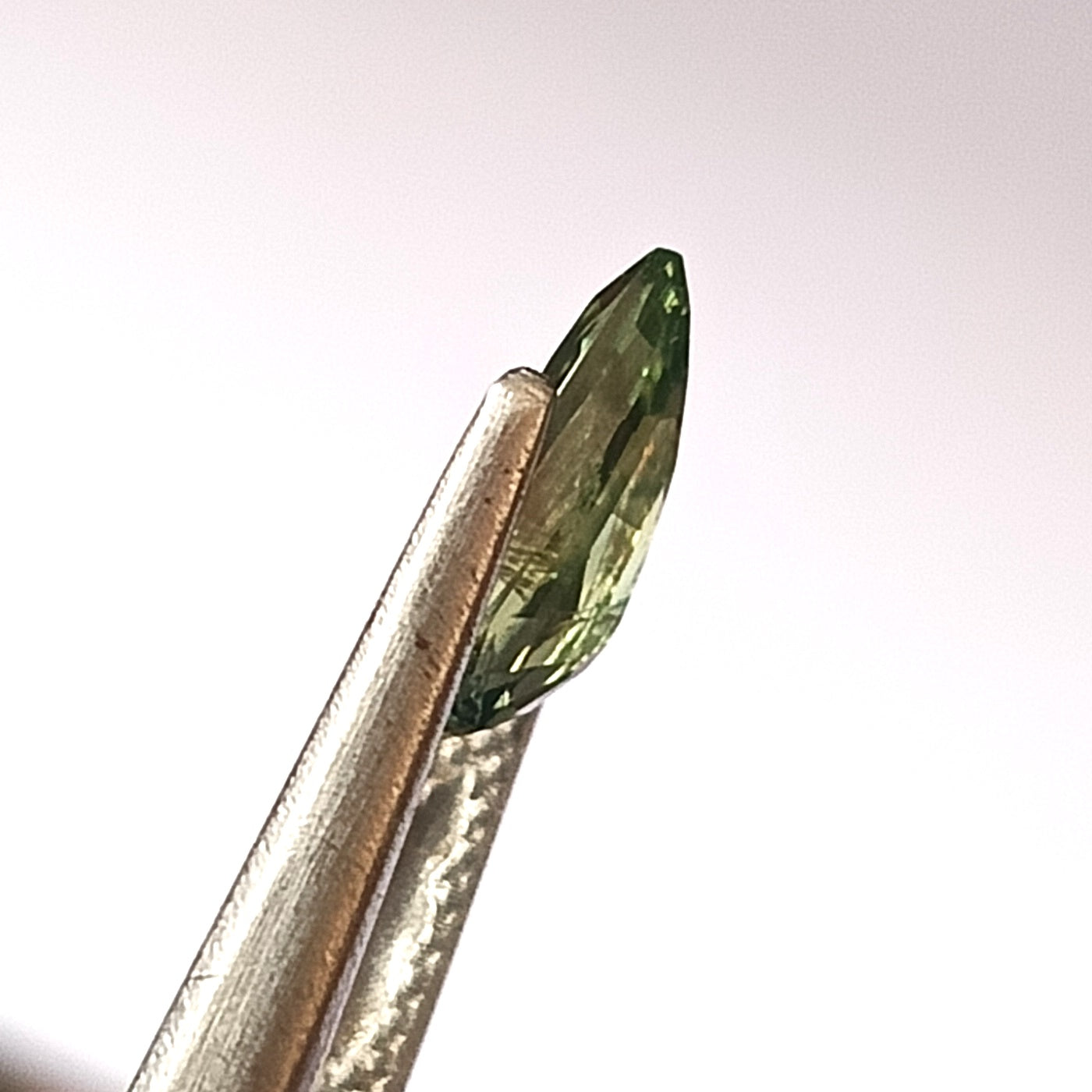 1.70 Carat 6.7X10X3.2 (WXLXD) Natural Unheated Pear Cut Australian Green Sapphire