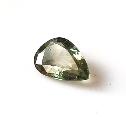 1.70 Carat 6.7X10X3.2 (WXLXD) Natural Unheated Pear Cut Australian Green Sapphire