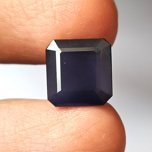 6.85 Carat 11X11X7 (WXLXD) Natural Faceted Square Octagon Cut Iolite
