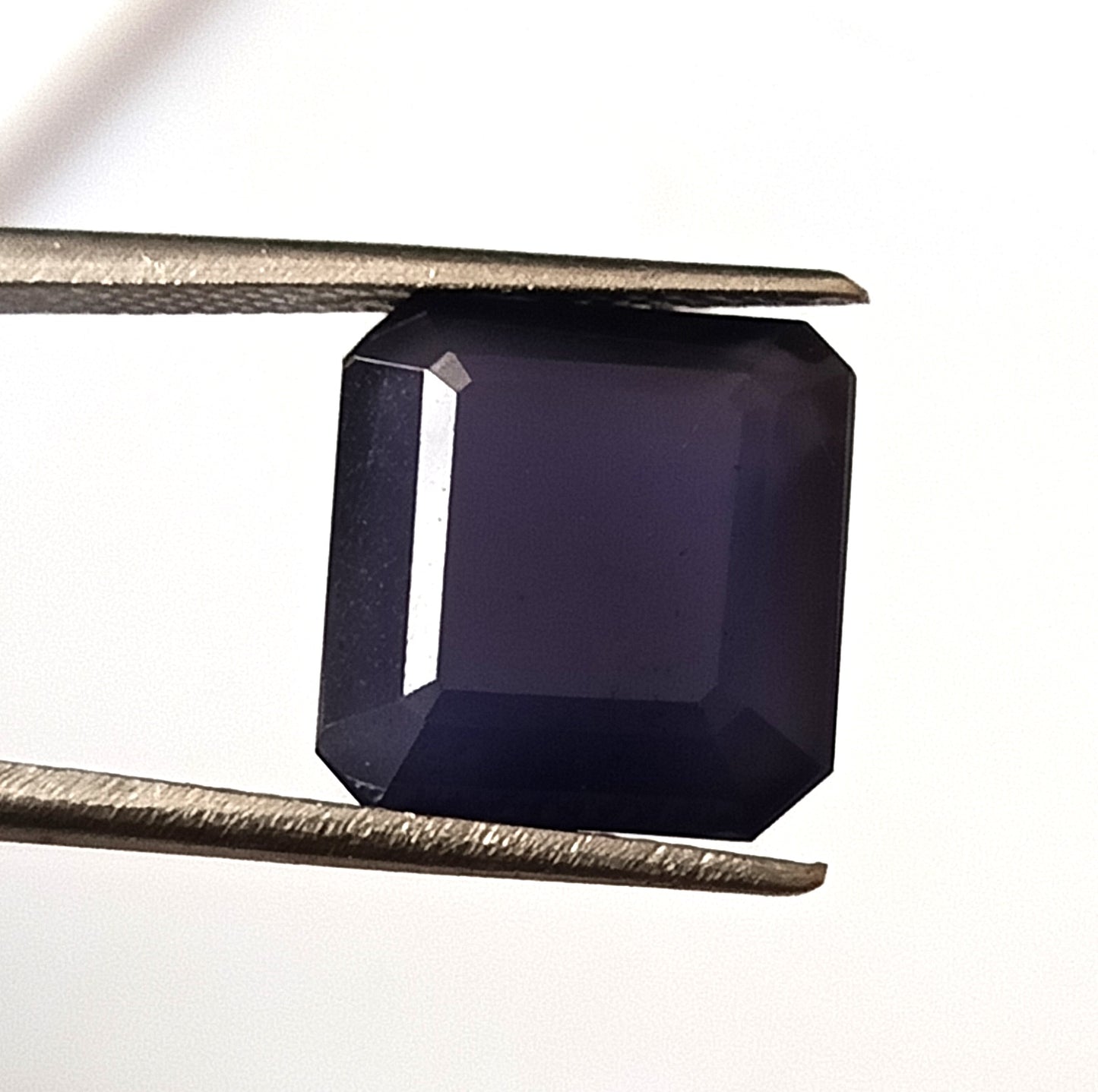 6.85 Carat 11X11X7 (WXLXD) Natural Faceted Square Octagon Cut Iolite