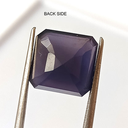 6.85 Carat 11X11X7 (WXLXD) Natural Faceted Square Octagon Cut Iolite