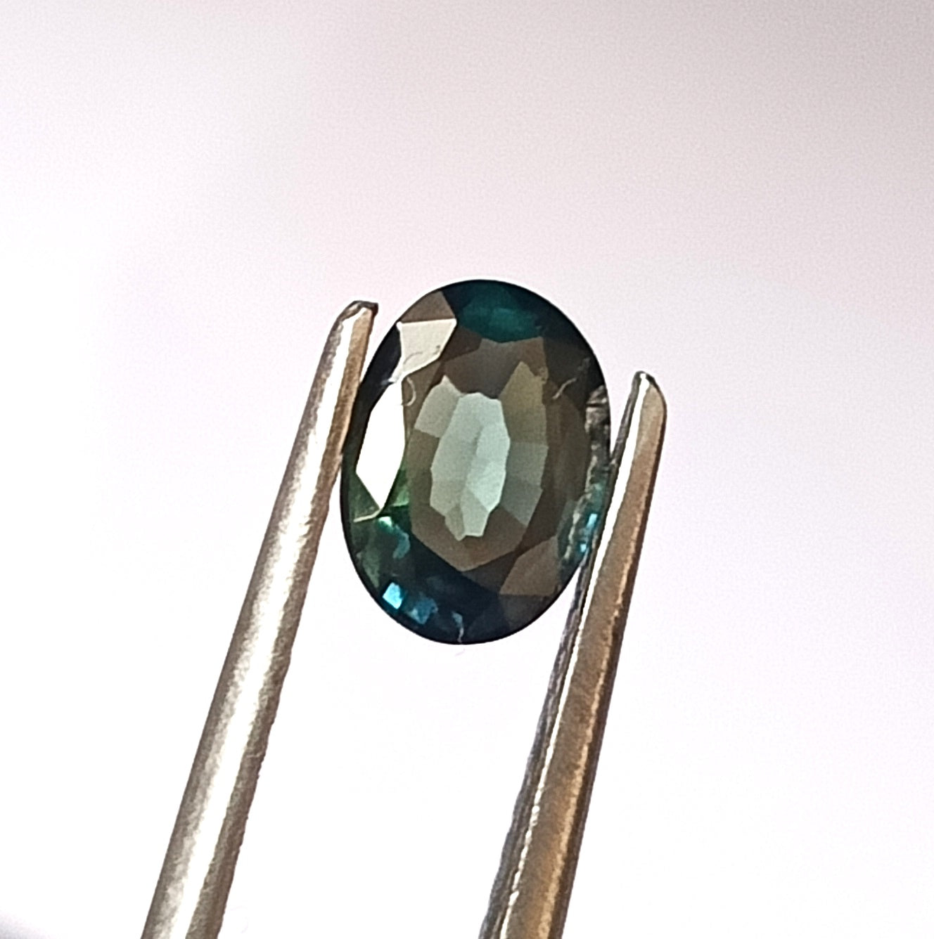 1.10 Carat 5X7X3 (WXLXD) Natural Unheated Oval Shaped Australian Green Sapphire